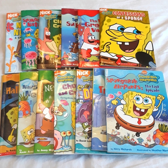 Spongebob Squarepants Books, set of 13